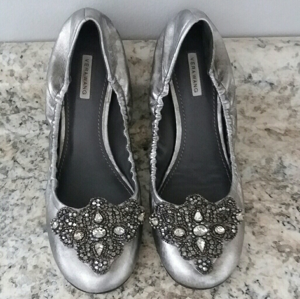 Vera Wang size 7.5 wedding ballet flats